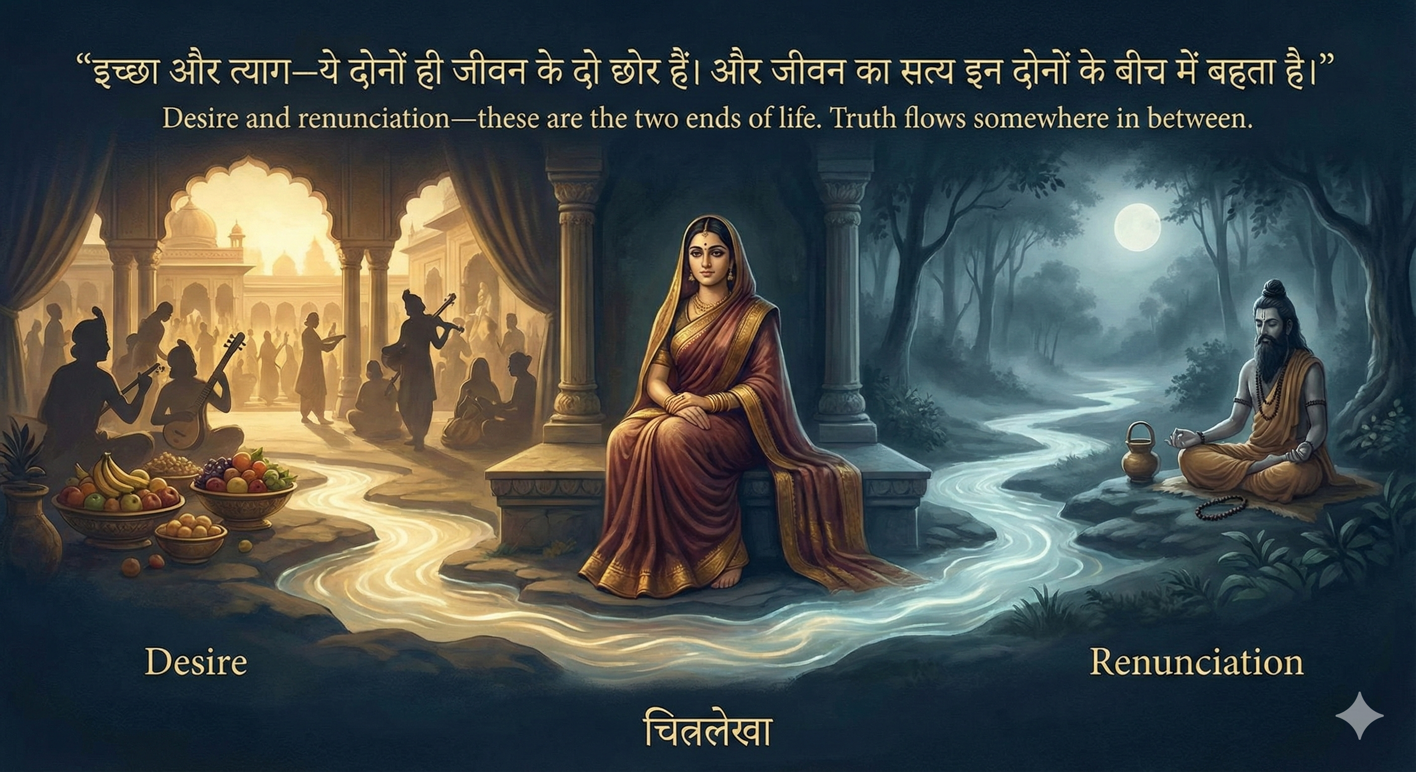 Chitralekha Boook & Philosohy Part III - Desire and Detachment