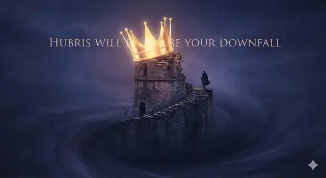 hubris will be your downfall cover