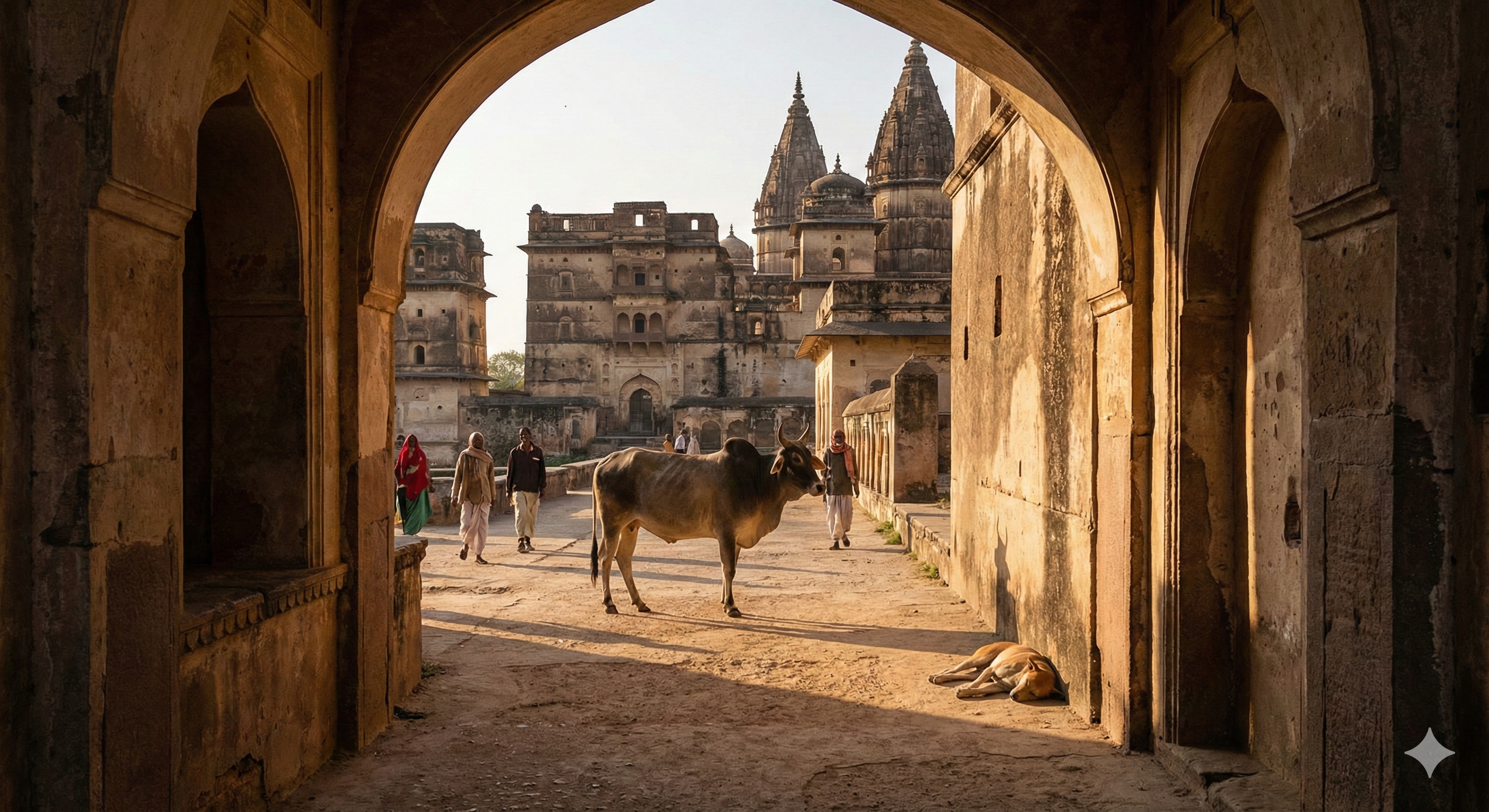 Arriving In Orchha